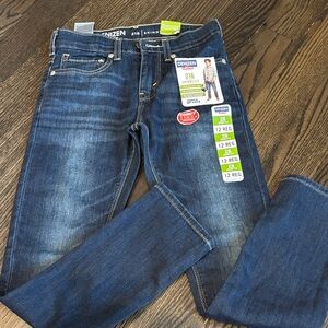 Levi's Dark Blue Skinny Fit 216 Jeans boys size 12 reg